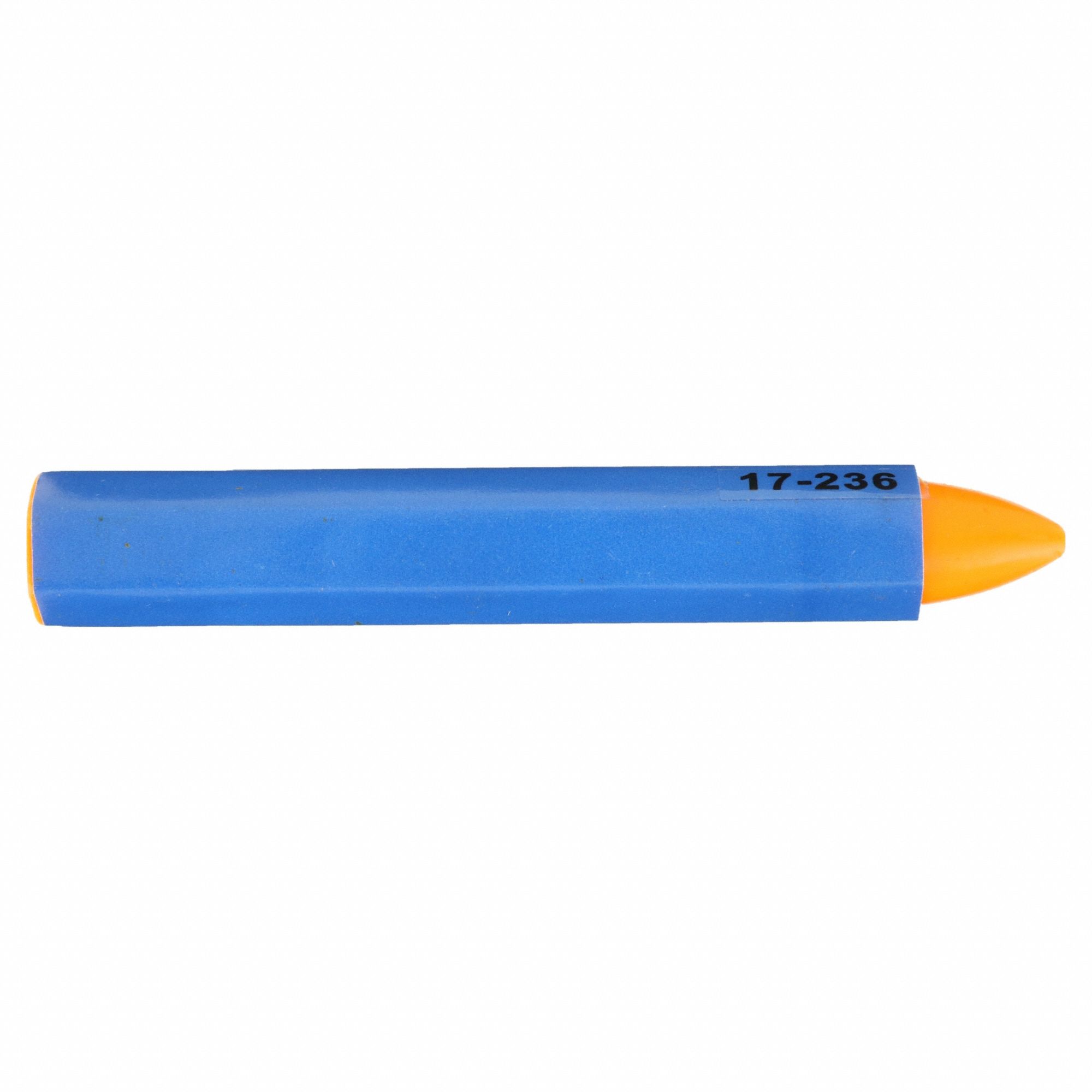Tire Marking Crayon: Tire Crayon, Yellow, Wax, 4 5/8 in Overall Lg, 1/2 in Overall Wd