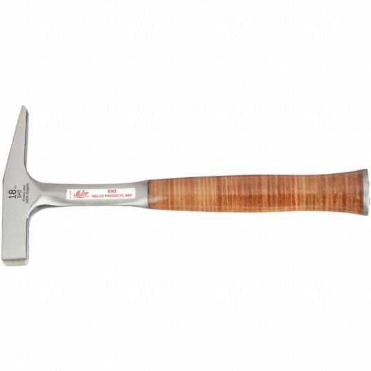12 in Overall Lg, Wood Handle, Chipping Hammer - 19N779