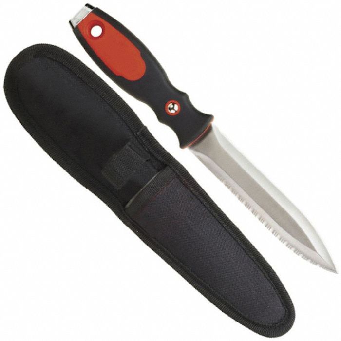 MALCO Stainless Steel Blade Duct Knife,10 in Overall Length 1ELJ7