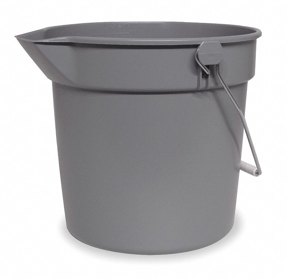 BUCKET 14 QT GRAY