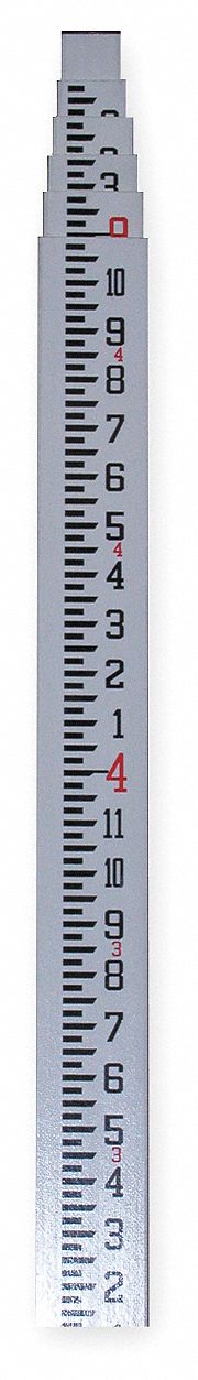 CST/berger 06-813 Leveling Rod, Aluminum, 13 ft