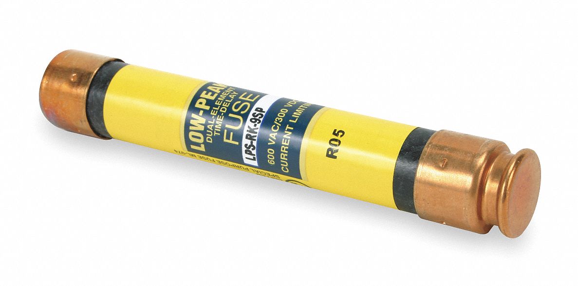 BUSSMANN, 9 A, 600V AC, Fuse - 1EM24|LPS-RK-9SP - Grainger
