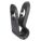 CABLE CLAMP,NYLON,1/16 IN,BLK,PK25