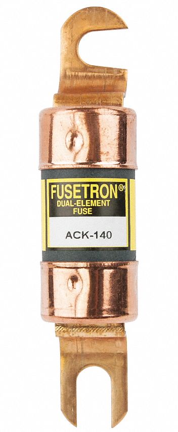 Forklift Limiter Fuse: Bolt-On, Time-Delay, 80 A, 130 V DC, Non-Indicating, DC Only