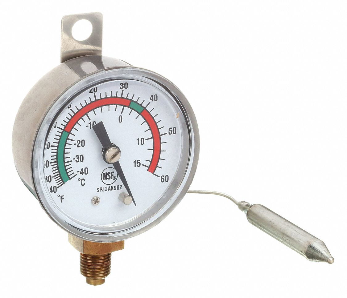 PANEL MOUNT THERMOMETER -40 TO 60 F