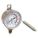 ANALOG PANEL MOUNT THERMOMETER, 2 IN DIAL DIAMETER, 3.95 IN PROBE L, +/-2% ACCURACY, 240 ° F MAXIMUM TEMPERATURE