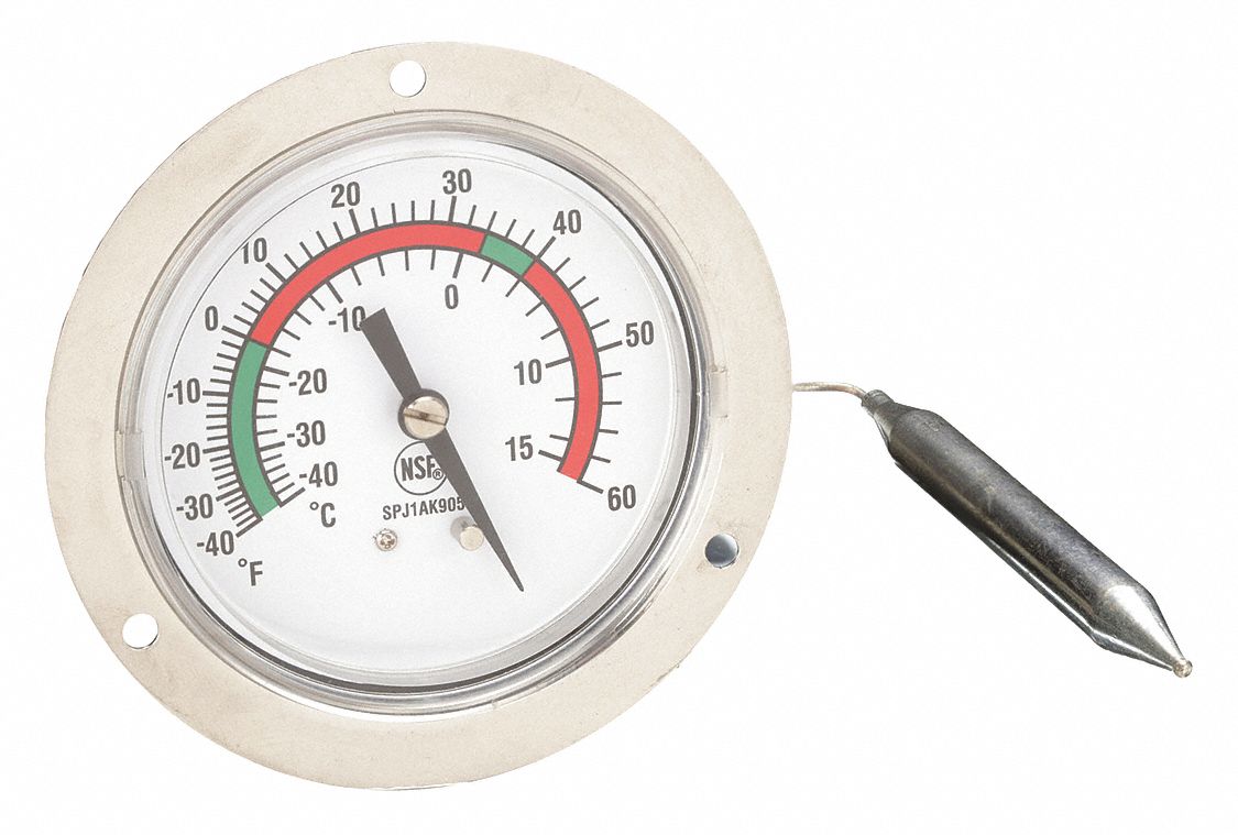 PANEL MOUNT THERMOMETER -40 TO 60 F