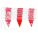 PENNANTS, VINYL, 60 FT OVERALL L, 12 5/8 IN OVERALL H, 36 PENNANTS INCLUDED, RED