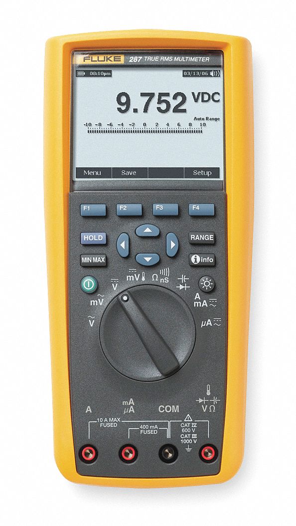 FLUKE Multímetro Digital Básico 600V 10A 6000 conteos