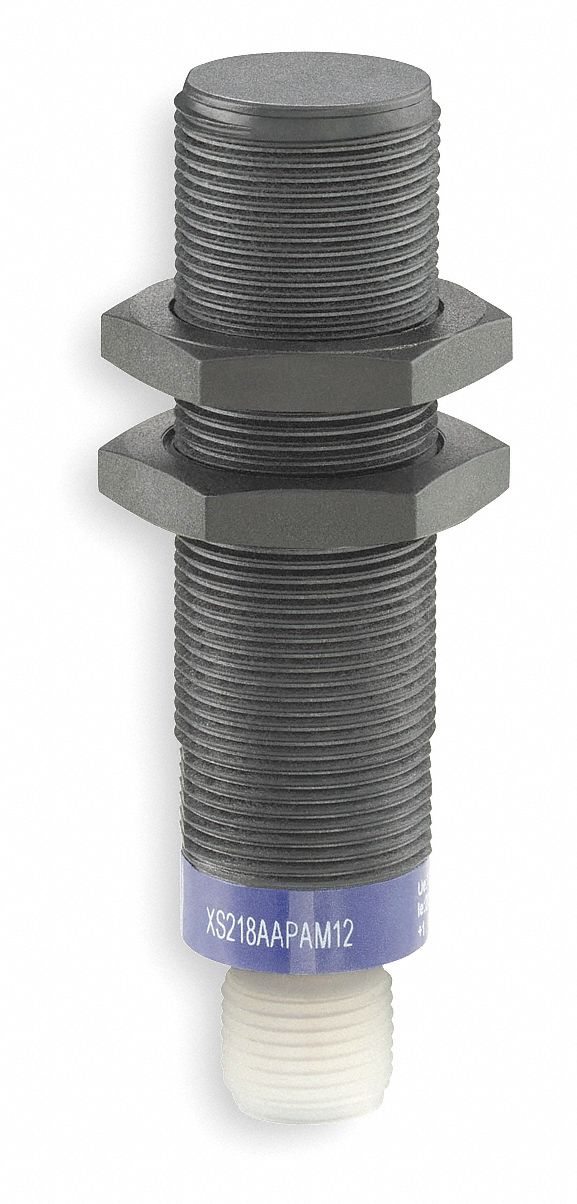 Inductive Cylindrical Proximity Sensor: Built-in Connector, Unshielded, NO