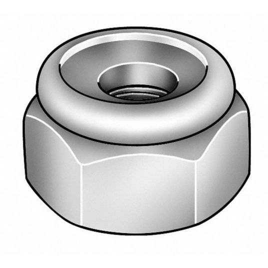 Lock Nut, PK 25 - Grainger