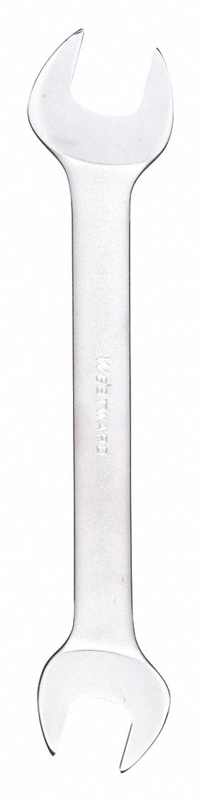OPEN END WRENCH, ALLOY STEEL, SATIN, ⅝ IN/11/16 IN HEAD SIZE, 8 IN OVERALL L, STANDARD