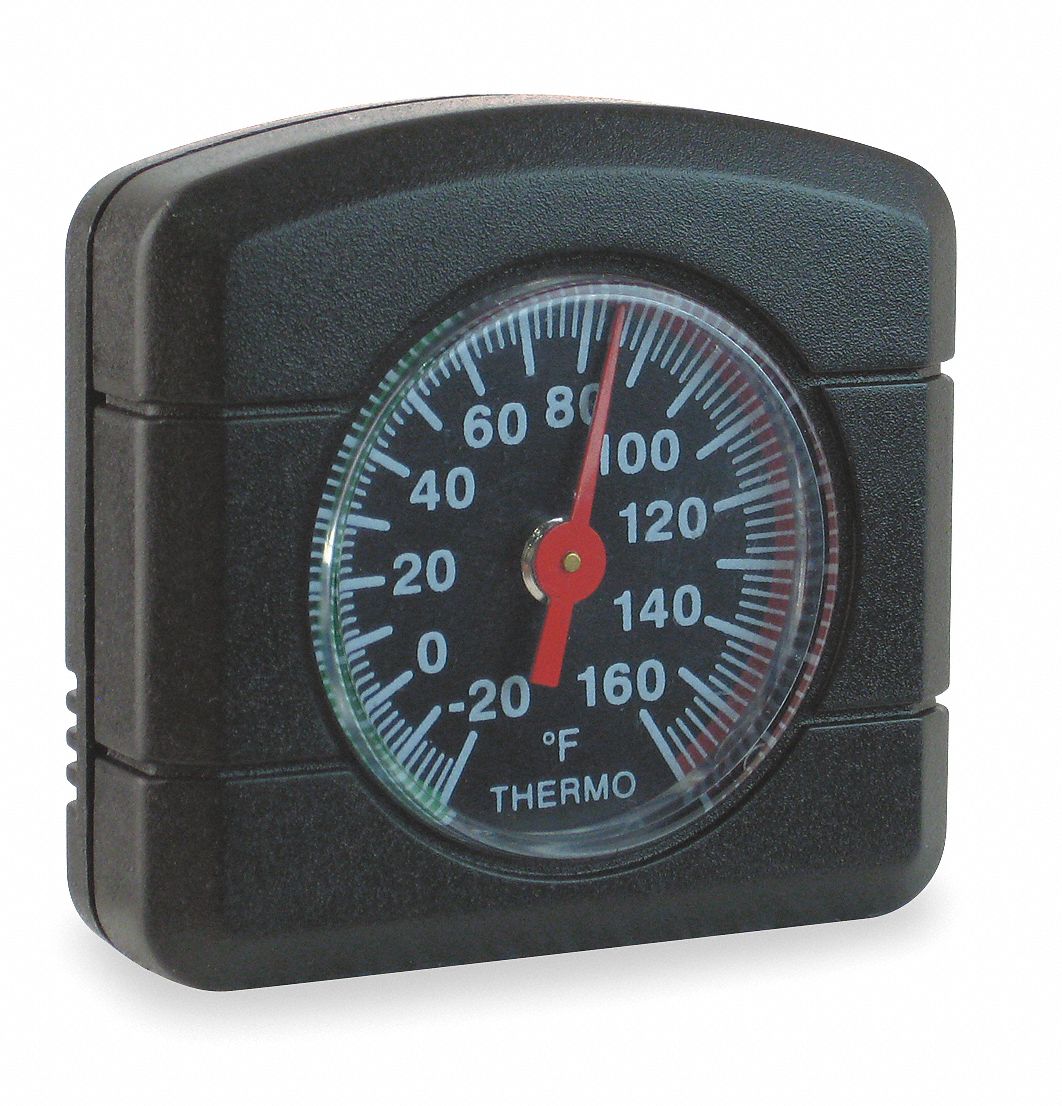 1EYU2 - Auto Thermometer Indicator Black