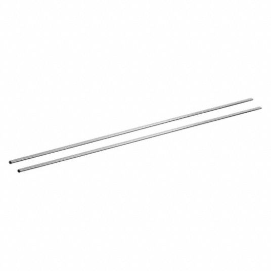 Door Edge Guard, Chrome, Polypropylene, PK 2 Grainger