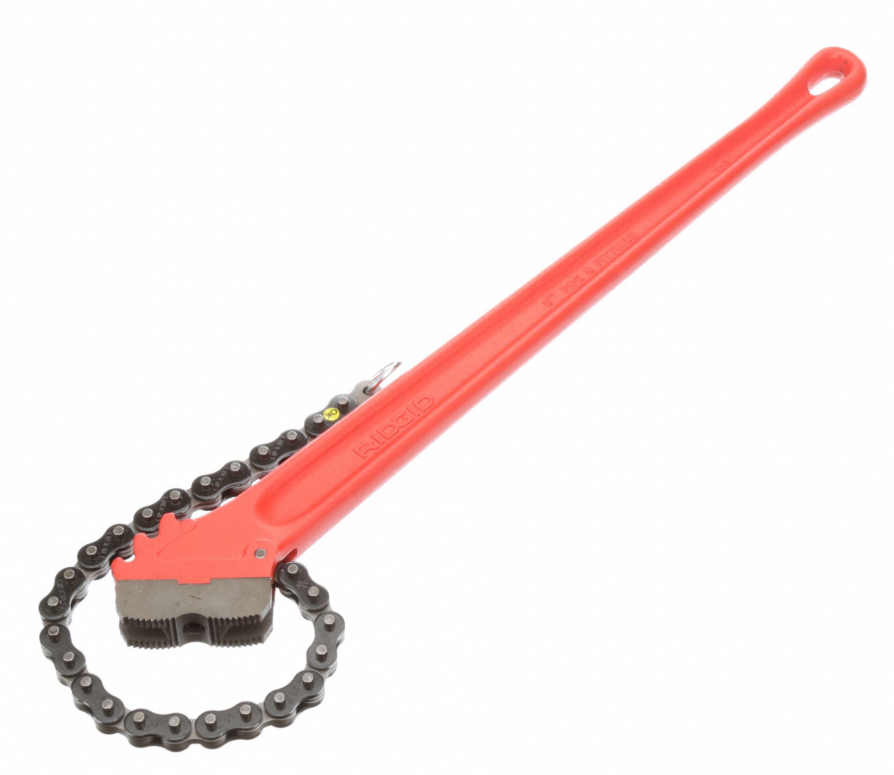 RIDGID Chain Wrench, Alloy Steel, For Outside Diameter 5 in, Minimum