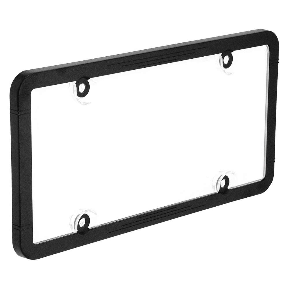 Bell License Plate Cover Clear Black Polymer 1eza5 45601 8