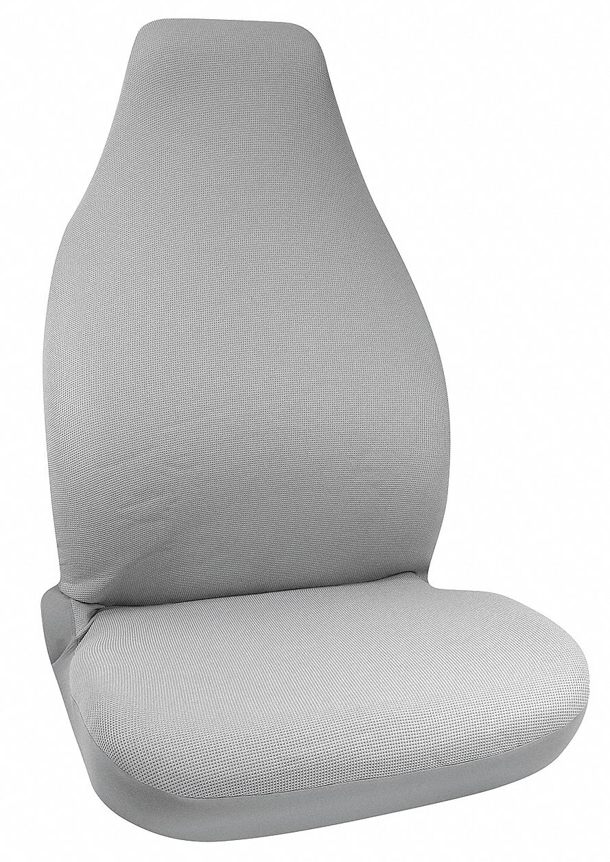 Seat Cover Universal Bucket 6 3 4 Length In 7 Width In Gray   1EZB5 AS01