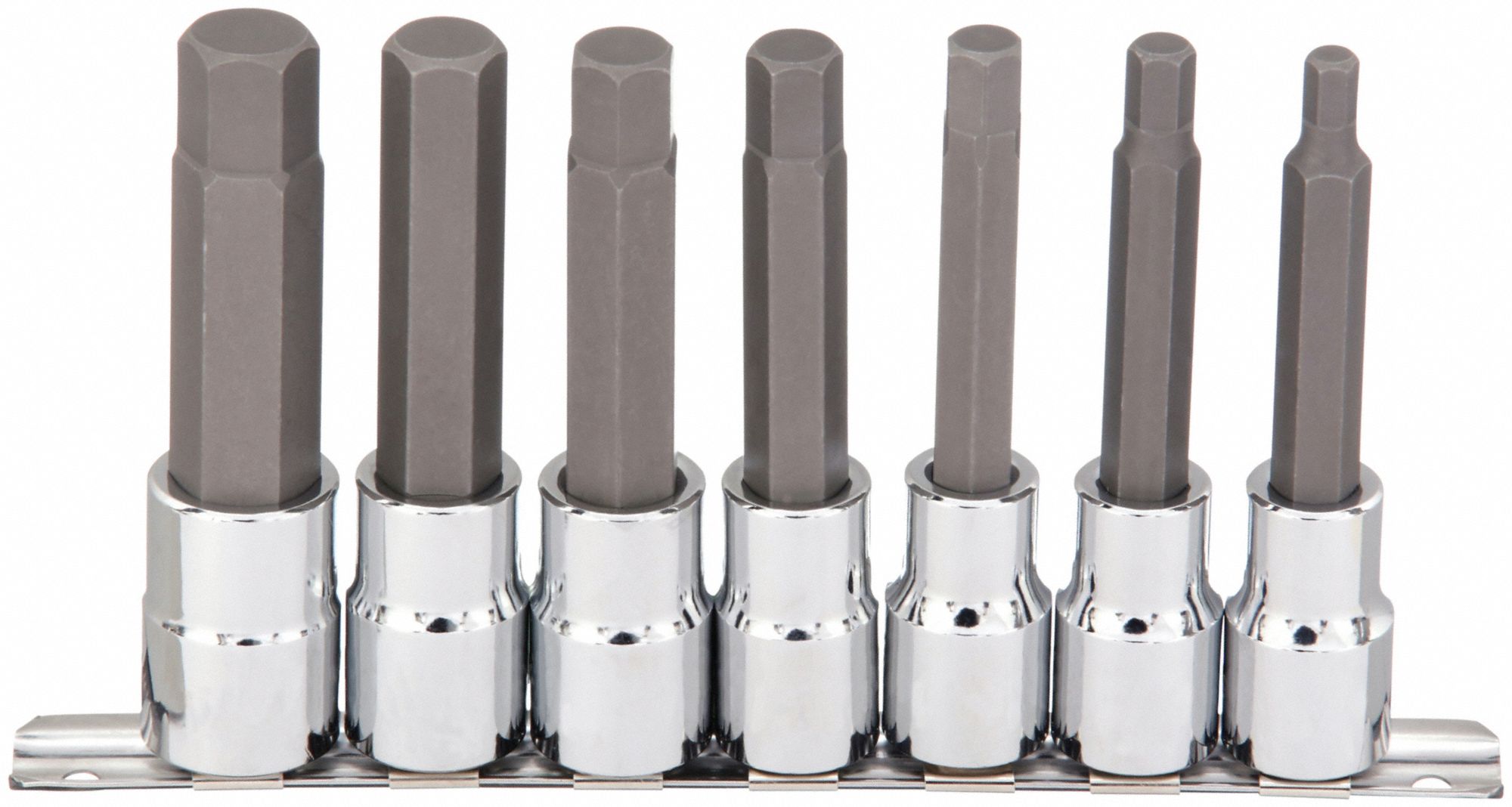 WESTWARD SOCKET BIT SET 1/2IN DR 7 PC - Socket Bit Sets - WWG1EZJ1