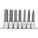 SOCKET BIT SET 1/2IN DR 7 PC