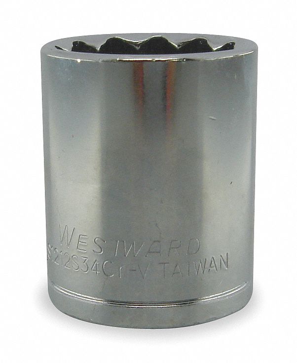 WESTWARD, Metric, 3/8 in Drive Size, Socket - 1EZX9|1EZX9 - Grainger