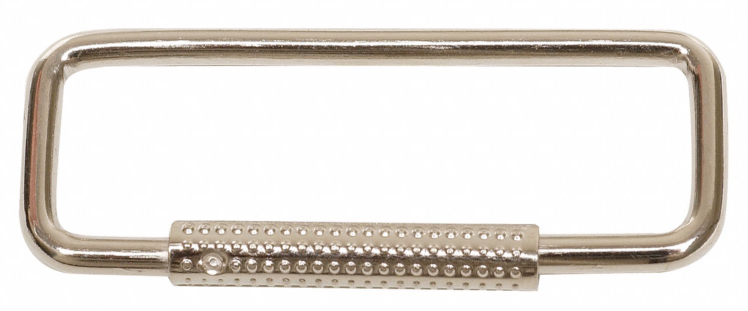 Spring Sleeve, Nickel Plated, Split Key Ring - 1F101|1F101 - Grainger