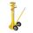 TRAILER STABILIZING JACK, SPIN-TOP, 40,000 LB MAX LIFTING CAPACITY, 39 IN MIN LIFT H, ROUND, YELLOW