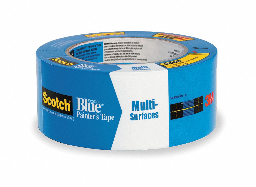 Cinta masking tape azul para enmascarar 3/4 x 50 m - Urrea México