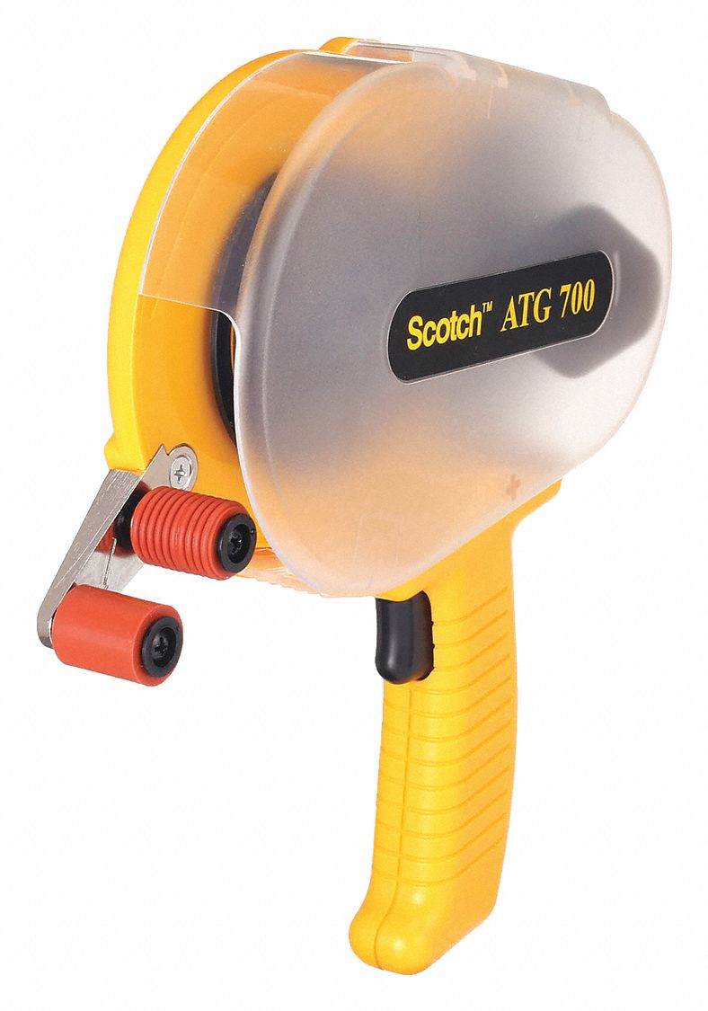 For 1 in Core Dia., 1/2 in Min Tape Wd, Handheld Tape Dispenser 1F238