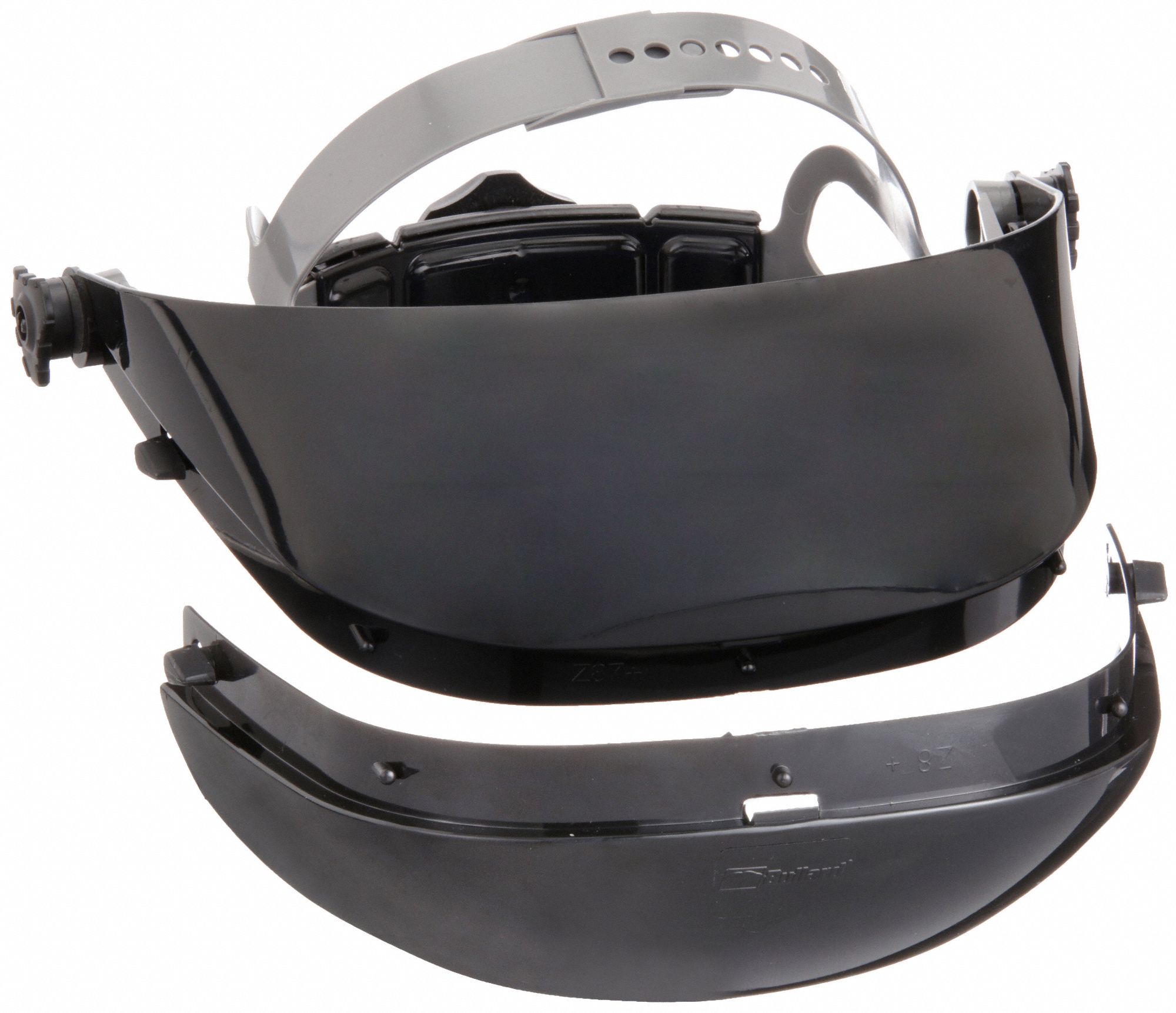 BULLARD, ABS Plastic, Black, Headgear and Chin Protector - 1F442 ...