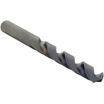 Fractional-Inch Black-Oxide Finish Spiral-Flute Non-Coolant-Through High-Speed Steel Jobber-Length Drill Bits with Straight Shank