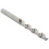 Fractional-Inch Bright Finish Spiral-Flute Non-Coolant-Through High-Speed Steel Jobber-Length Drill Bits with Straight Shank