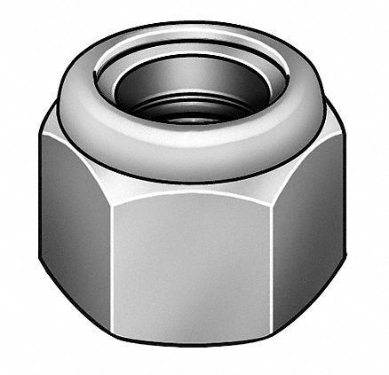 M27-3.00 Class 8 Hot Dip Galvanized Finish Steel Hex Nuts Pack of 2 5 pk, 