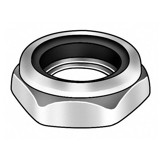 Lock Nut, PK 10 - Grainger
