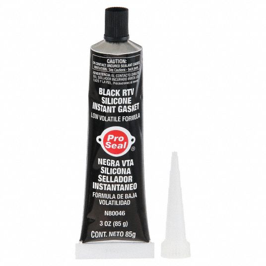 Black RTV Silicone Instant Gasket. 3 oz. SILICONA NEGRA INSTANTANEA . –  MZPartsMiami