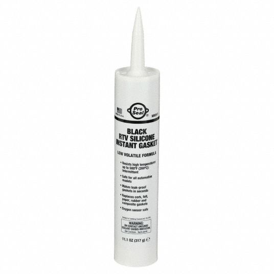 Pro-Seal Black RTV Silicone Sealant,11.1 oz. 80047