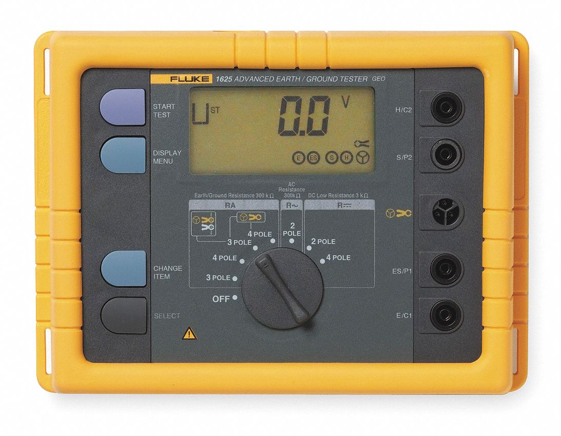 Earth Ground Tester,94/105/111/128 Hz - Grainger