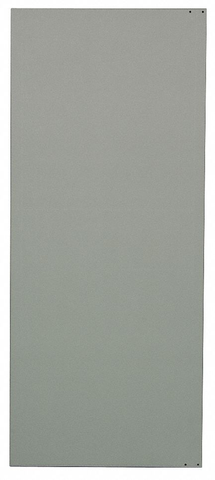 Partition Door: Plastic Polymer, Pebble, Gray, 55 in Ht, 24 in Wd, 1 in Thick