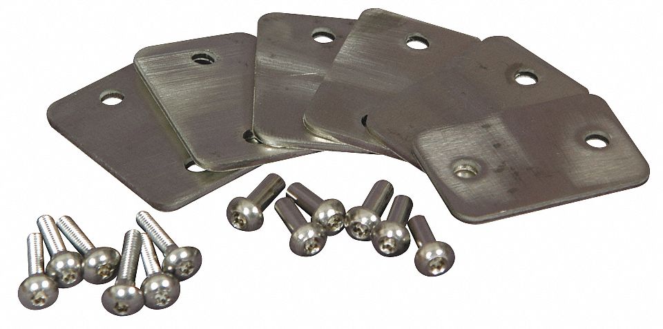 BRACKET: STAINLESS STEEL, STAINLESS STEEL, 3 IN X 1½ IN