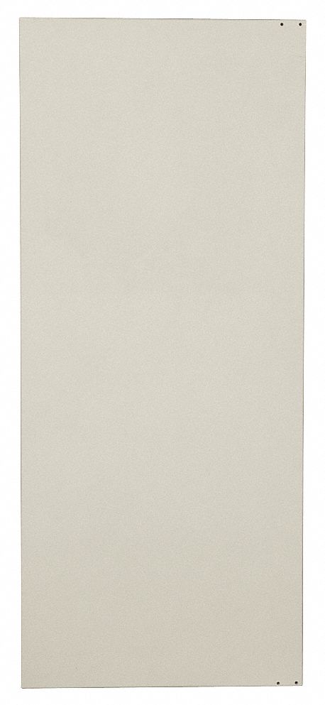 Partition Door: 55 in x 24 in x 1 in, Plastic Polymer, Pebble, Cream, In Swing