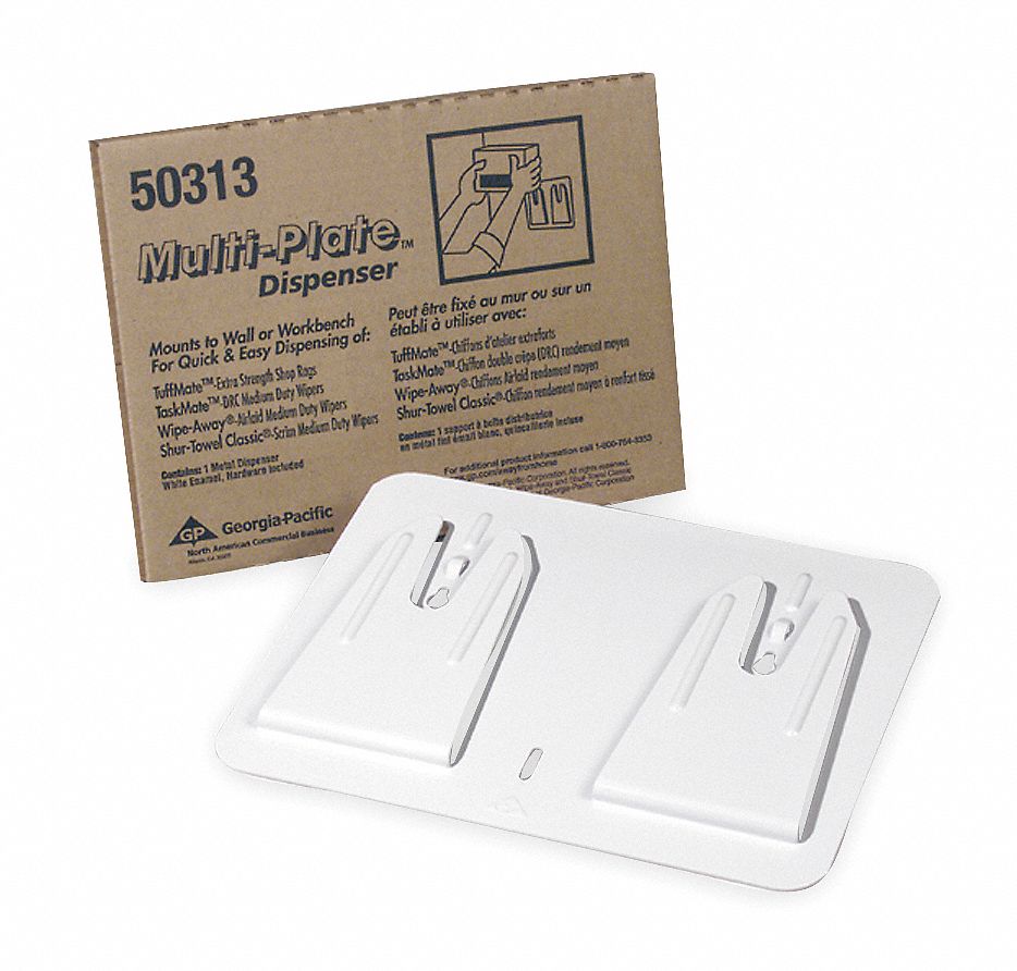 Dry Wipe Disp Manual White 50313