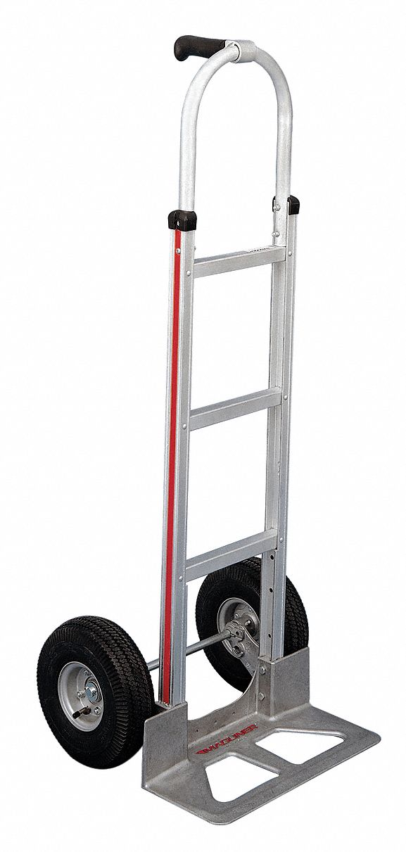 CORROSION-RESISTANT MODULAR ALUMINUM GENERAL PURPOSE HAND TRUCK, 500 LB LOAD CAPACITY