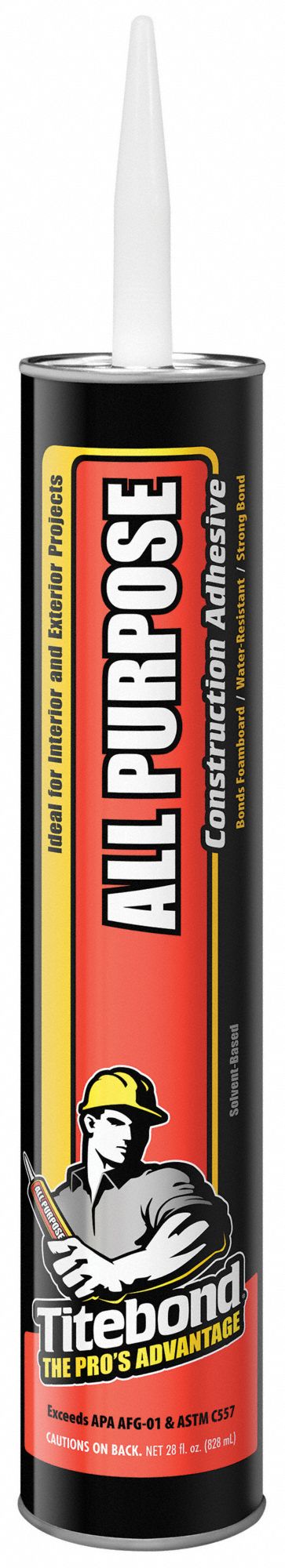 thumbnail image 2 of Titebond Heavy Duty Construction Adhesive 28 Oz (Model 5262) 2 of 3