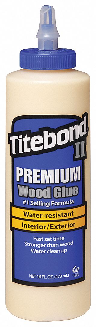 TITEBOND Pegamento Para Madera, Primera Calidad 16 oz., Tipo Exterior,  Color Crema de Miel - Pegamentos - 1FCC4