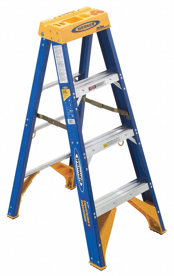 ELECT STEP LADDER FIBRGL 4' IAA CSA