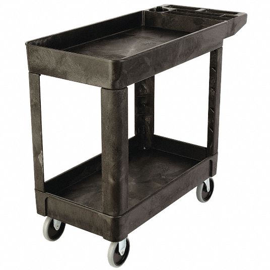 Rubbermaid® Commercial Three-Shelf Service Carts