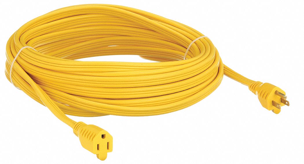 CORDPRO, 100 ft of 10/3 Cord/150 ft of 12/3 Cord, Yellow, Cord