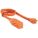 RALLONGE, CORDON 3 PI, 14 AWG, 14/3, SPT-3, NEMA 5-15P, ORANGE, BLOC