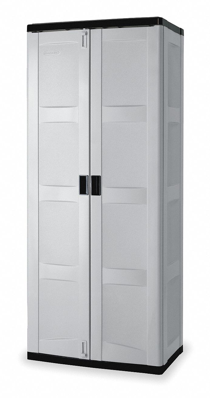 Suncast Commercial Storage Cabinet Gray 72 1 2 H X 30 W X 20 1