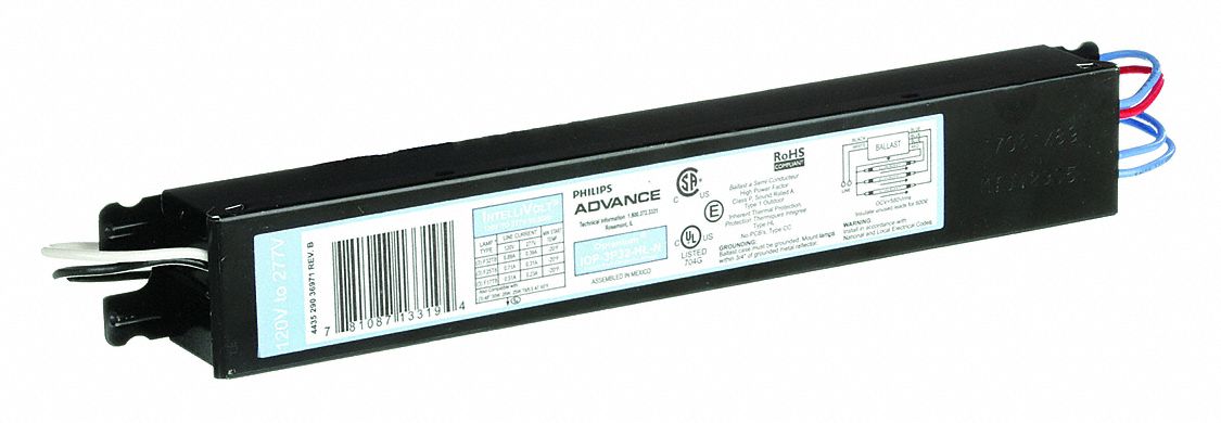 BALLAST FLUORESCENT, T8, 120 À 277VCA, 2 À 3 AMPOULES, 32W AMPOULE MAX, OPTANIUM