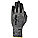 COATED GLOVES, S (7), SANDY, FOAM NITRILE, DIPPED PALM, ANSI ABRASION LEVEL 3, GRY